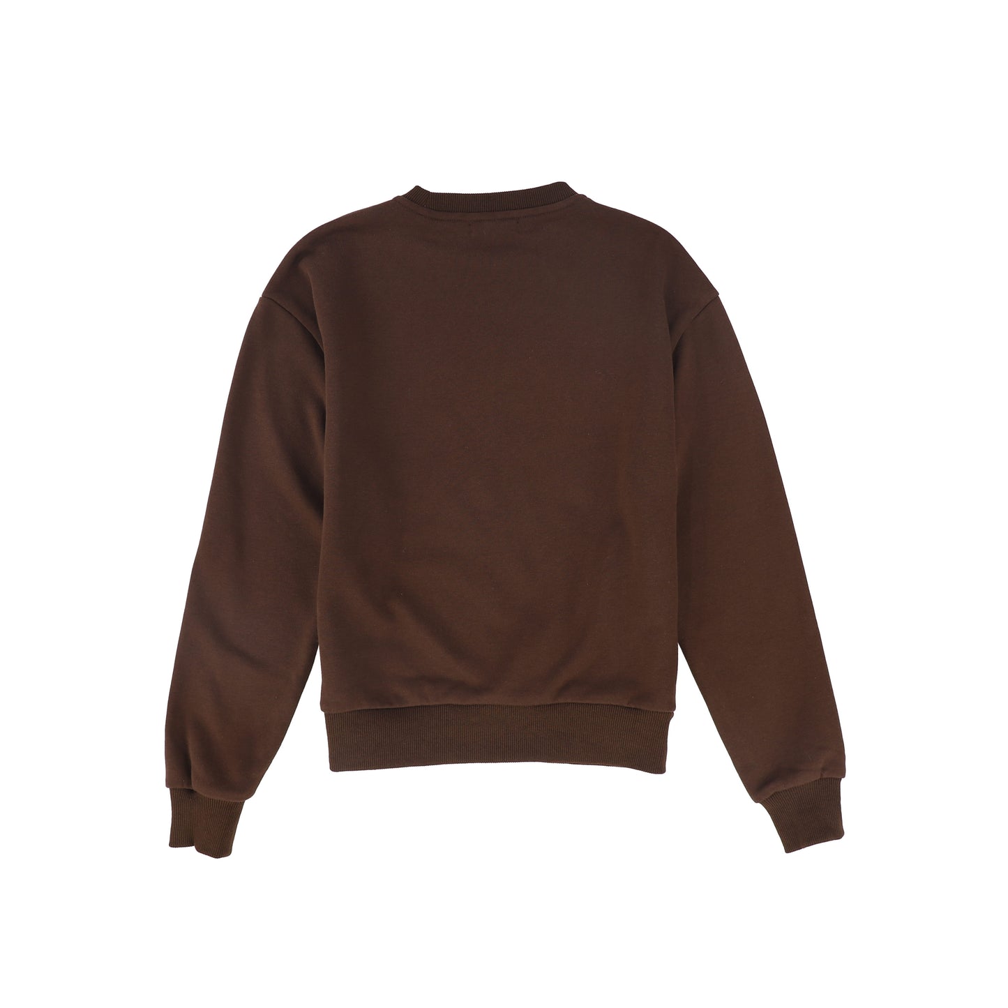 VALENTINA BROWN CREST LOGO SWEATSHIRT