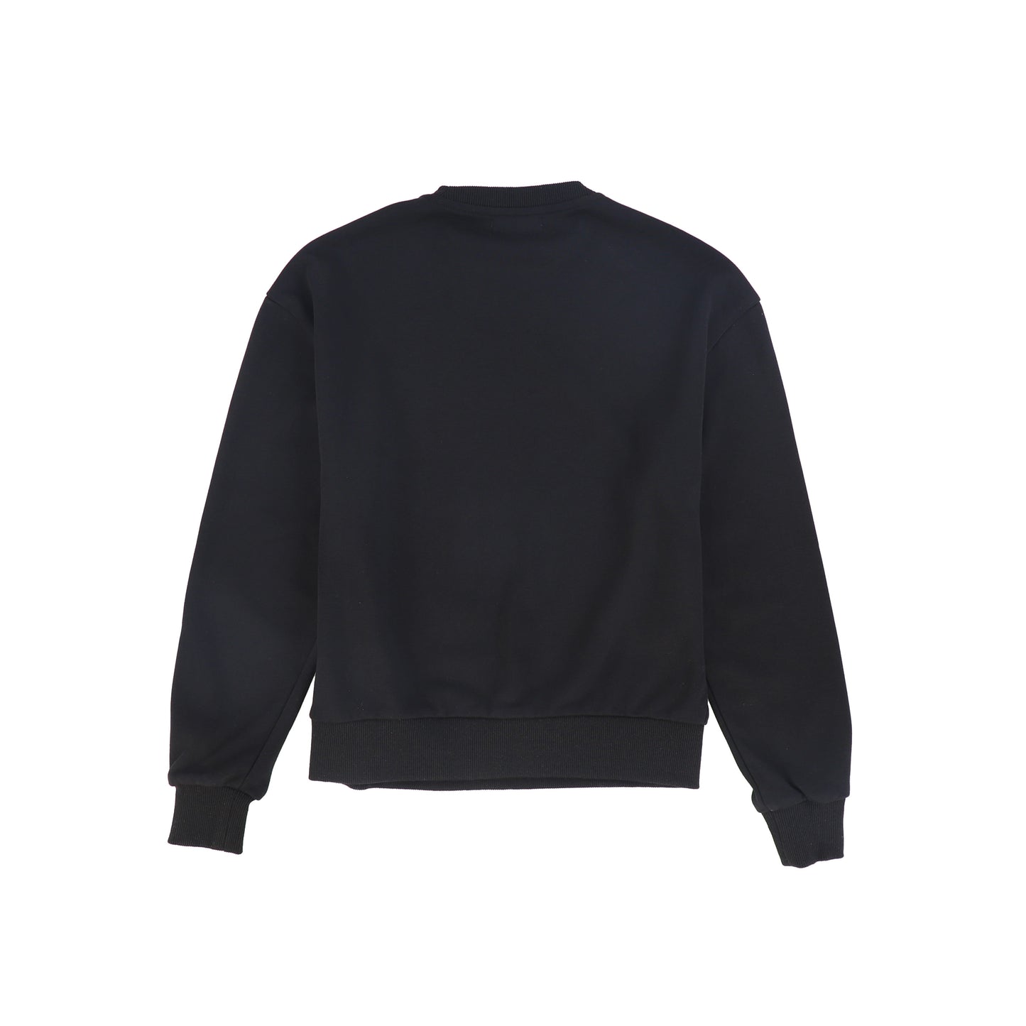 VALENTINA BLACK CREST LOGO SWEATSHIRT