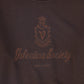 VALENTINA BROWN CREST LOGO SWEATSHIRT