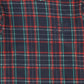 BAMBOO NAVY PLAID COTTON TURTLENECK