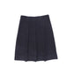 BAMBOO BLUE FLAT PLEAT DENIM SKIRT