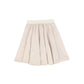 BACE COLLECTION OATMEAL WOOL WAISTED FLARED SKIRT