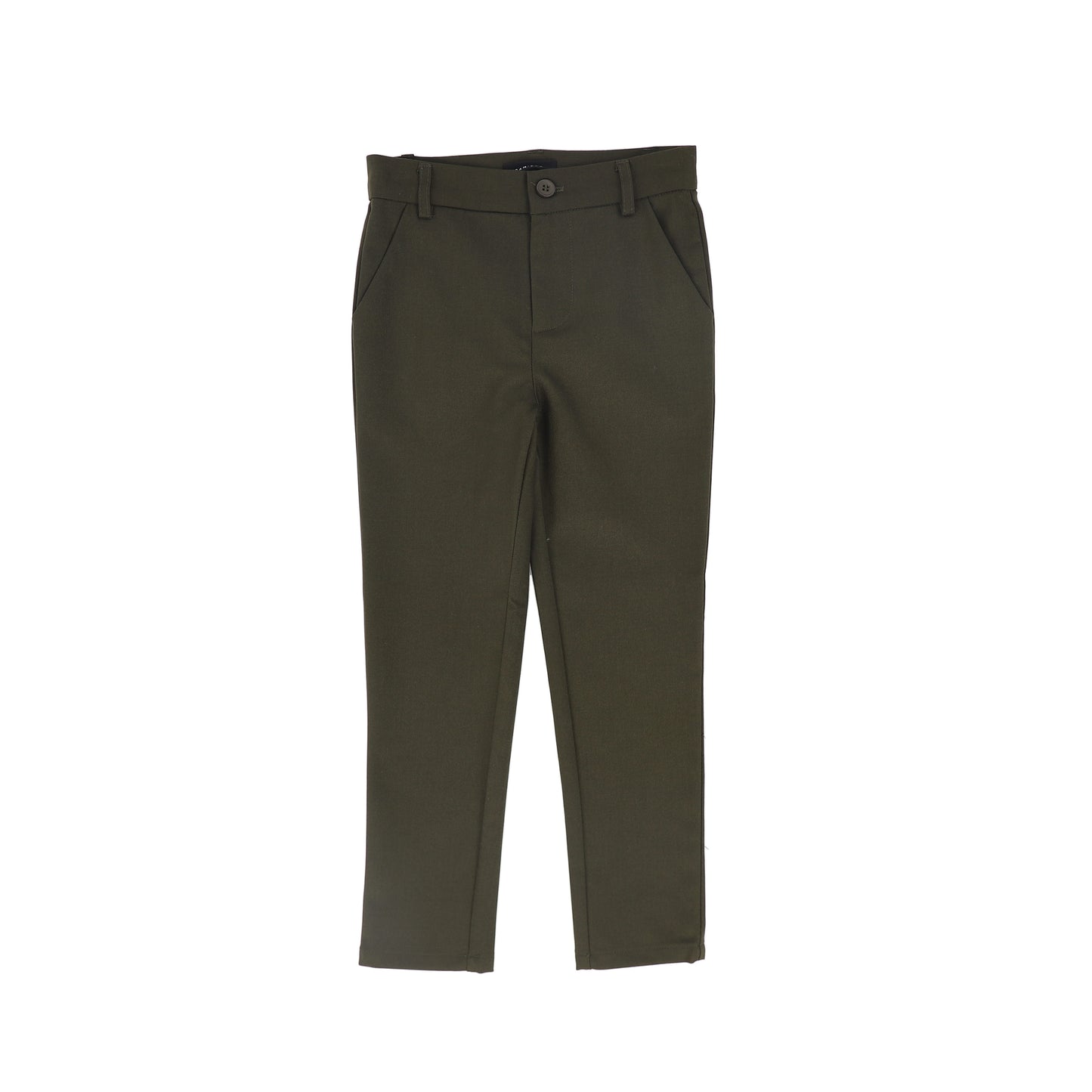 BAMBOO GREEN FITTED BOYS PANTS