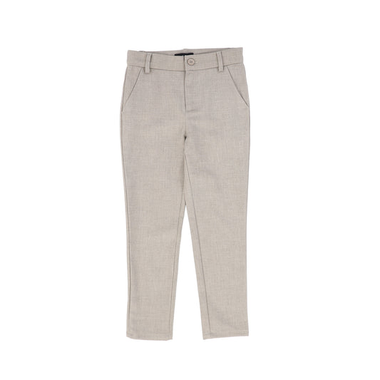 BAMBOO BEIGE FITTED BOYS PANTS