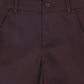BAMBOO BURGUNDY FITTED BOYS PANTS
