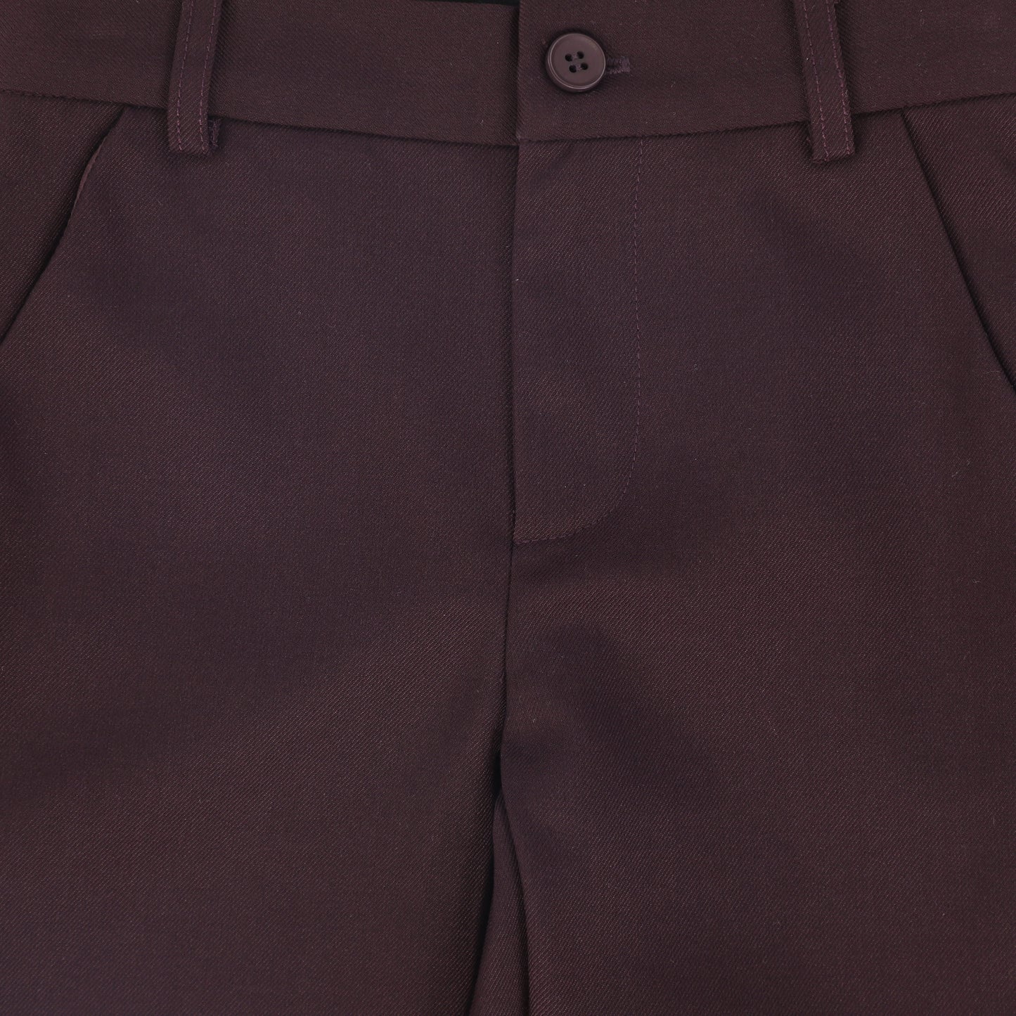 BAMBOO BURGUNDY FITTED BOYS PANTS
