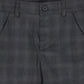 BAMBOO GREY PLAID PANTS