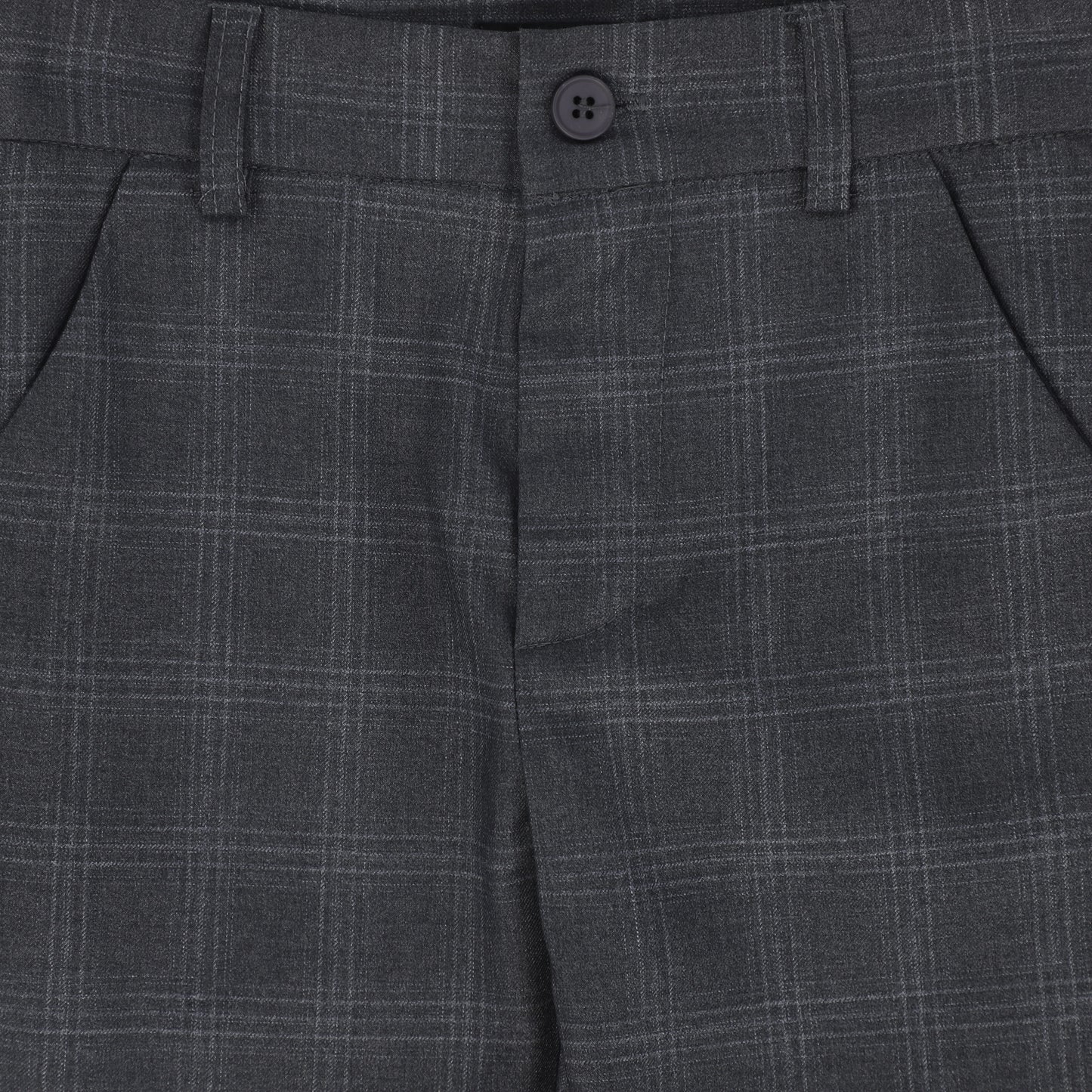 BAMBOO GREY PLAID PANTS