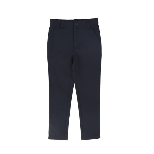 BAMBOO NAVY FITTED BOYS PANTS