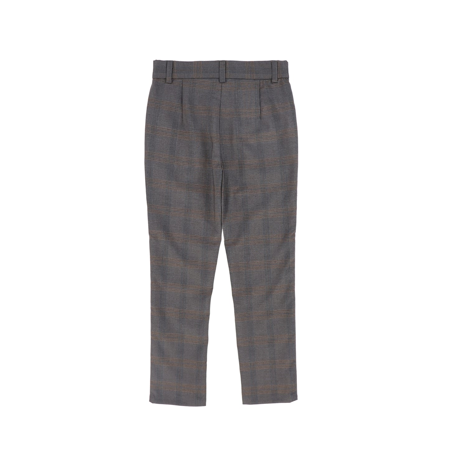 BAMBOO LIGHT GREY PLAID PANTS