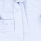 VALENTINA LIGHT BLUE POPLIN NECK BOW BLOUSE