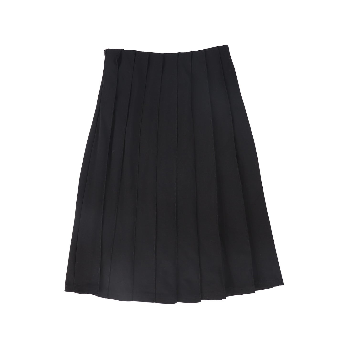 VALENTINA BLACK PLEATED LACE UP SKIRT