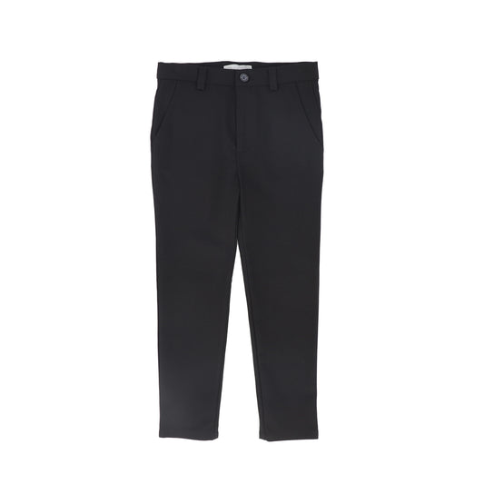 BACE COLLECTION BLACK SLIM FIT PANTS