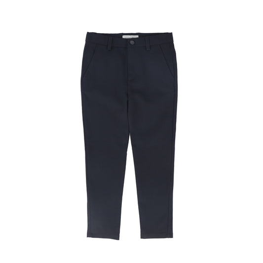 BACE COLLECTION NAVY SLIM FIT PANTS