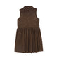BAMBOO BROWN CORDUROY BUTTON DOWN JUMPER