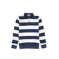 BACE COLLECTION NAVY STRIPE COLLAR POLO