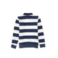 BACE COLLECTION NAVY STRIPE COLLAR POLO