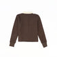 BAMBOO BROWN EMBROIDERED DOLL SWEATSHIRT