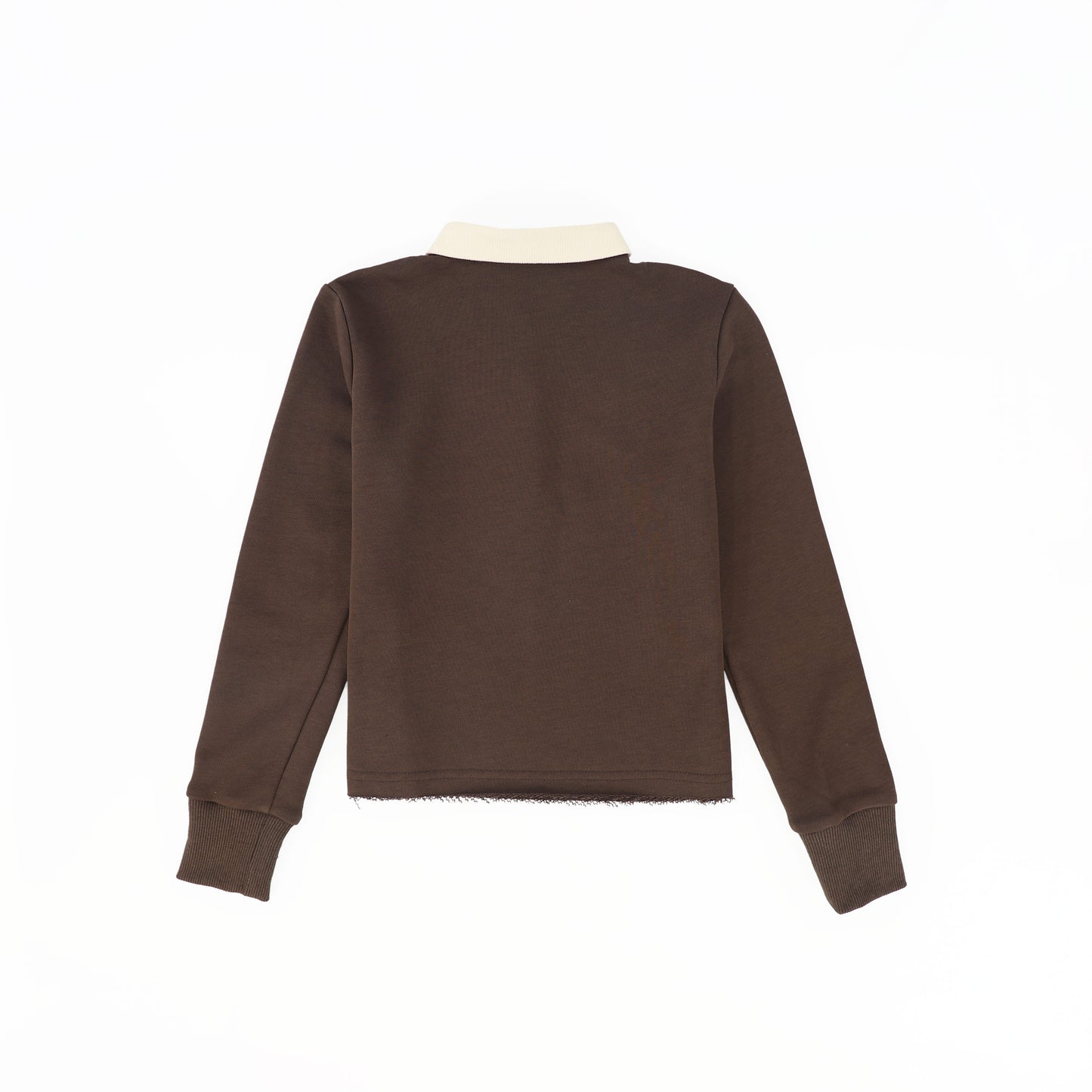 BAMBOO BROWN EMBROIDERED DOLL SWEATSHIRT