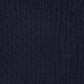 BAMBOO NAVY CABLE-KNIT VEST