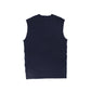 BAMBOO NAVY CABLE-KNIT VEST