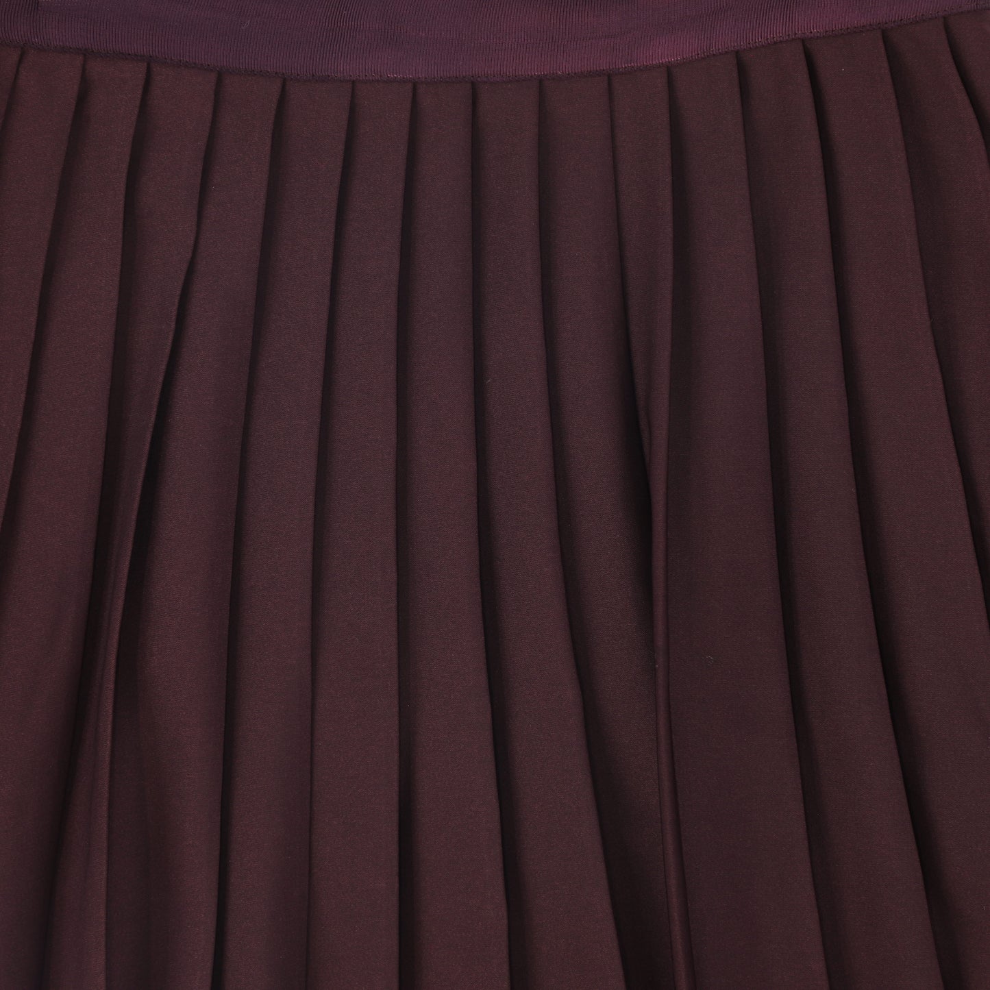 BAMBOO BURGUNDY PLEATED FLOWY MAXI SKIRT