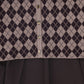 BAMBOO BURGUNDY ARGYLE CARDIGAN MAXI DRESS SET