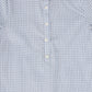 BACE COLLECTION LIGHT BLUE PLAID BUTTON BLOUSE