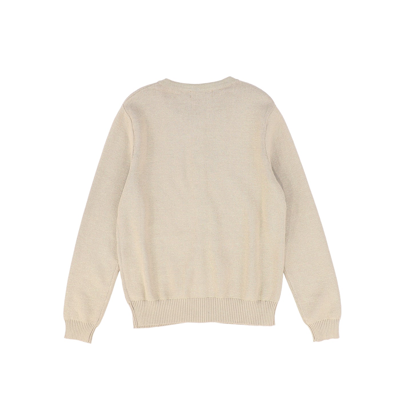VALENTINA GOLD METALLIC BUTTON DOWN CARDIGAN
