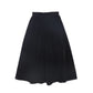 FRANCESCA GUILIANO BLACK VELVET GATHERED MAXI SKIRT
