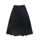 FRANCESCA GUILIANO BLACK VELVET GATHERED MAXI SKIRT