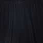 FRANCESCA GUILIANO BLACK VELVET GATHERED MAXI SKIRT