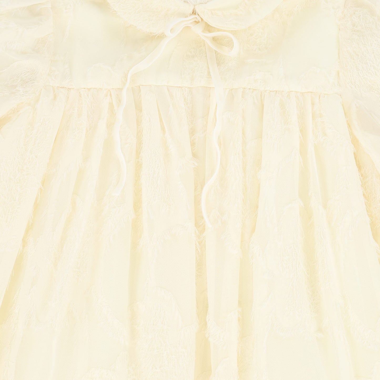 FRANCESCA GUILIANO CREAM PUFF 3/4 SLEEVE DRESS