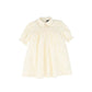 FRANCESCA GUILIANO CREAM PUFF 3/4 SLEEVE DRESS