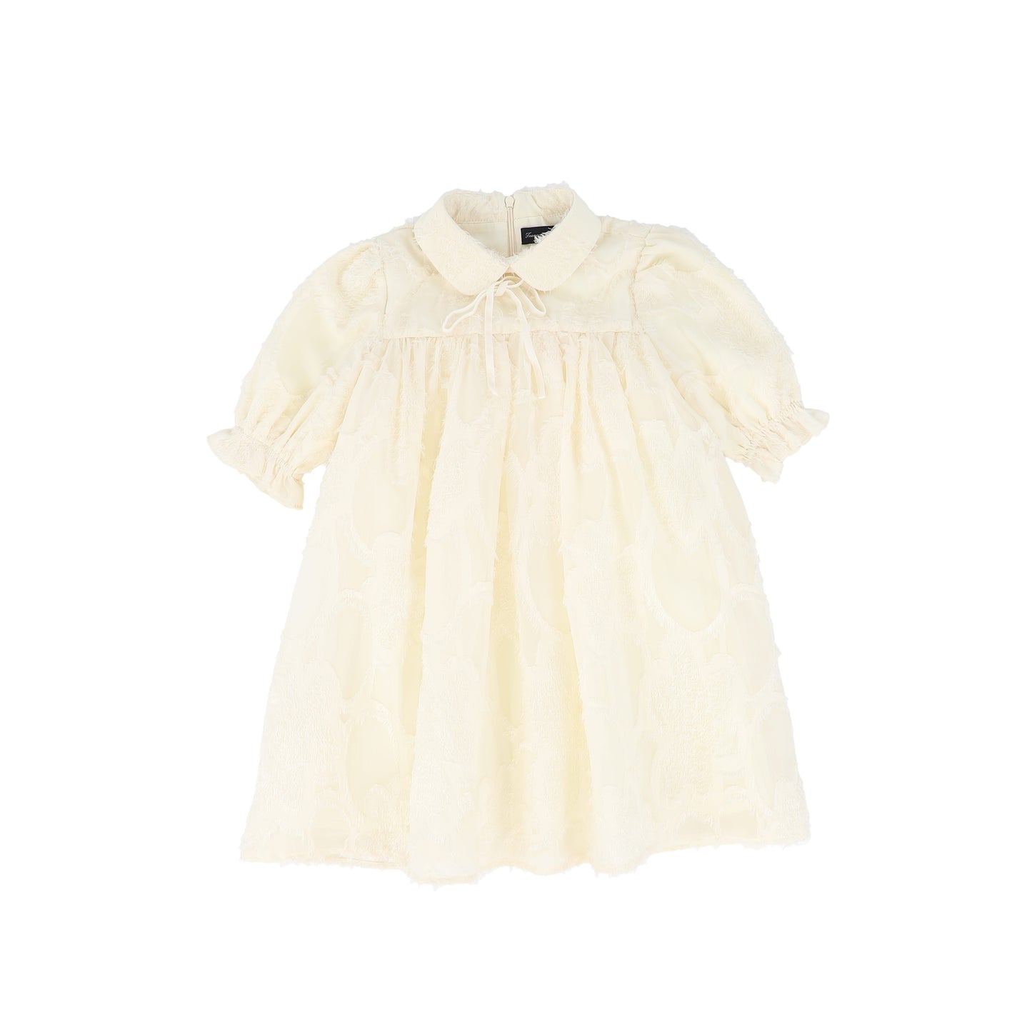 FRANCESCA GUILIANO CREAM PUFF 3/4 SLEEVE DRESS