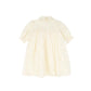 FRANCESCA GUILIANO CREAM PUFF 3/4 SLEEVE DRESS