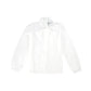 FRANCESCA GUILIANO WHITE SWISS DOT NECK TIE BLOUSE
