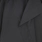 VALENTINA BLACK TAFFETA WRAP DRESS