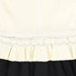 BACE COLLECTION BLACK/IVORY SCALLOP KNIT SWEATER MAXI DRESS