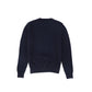 VALENTINA NAVY KNIT GRAPHIC DETAIL SWEATER