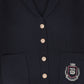 BACE COLLECTION NAVY BUTTON DOWN COLLAR CARDIGAN