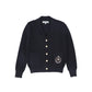 BACE COLLECTION NAVY BUTTON DOWN COLLAR CARDIGAN