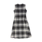 VALENTINA GREY SPECKLED PLAID JUMPER