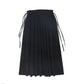 VALENTINA BLACK VELVET WAISTED MAXI SKIRT
