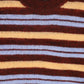 VALENTINA BURGUNDY MOHAIR STRIPE VEST