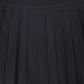 VALENTINA NAVY WOOL PLEAT WAISTED SKIRT