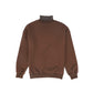 VALENTINA BROWN STRIPED TURTLENECK SWEATSHIRT
