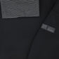 VALENTINA BLACK STRIPED TURTLENECK SWEATSHIRT