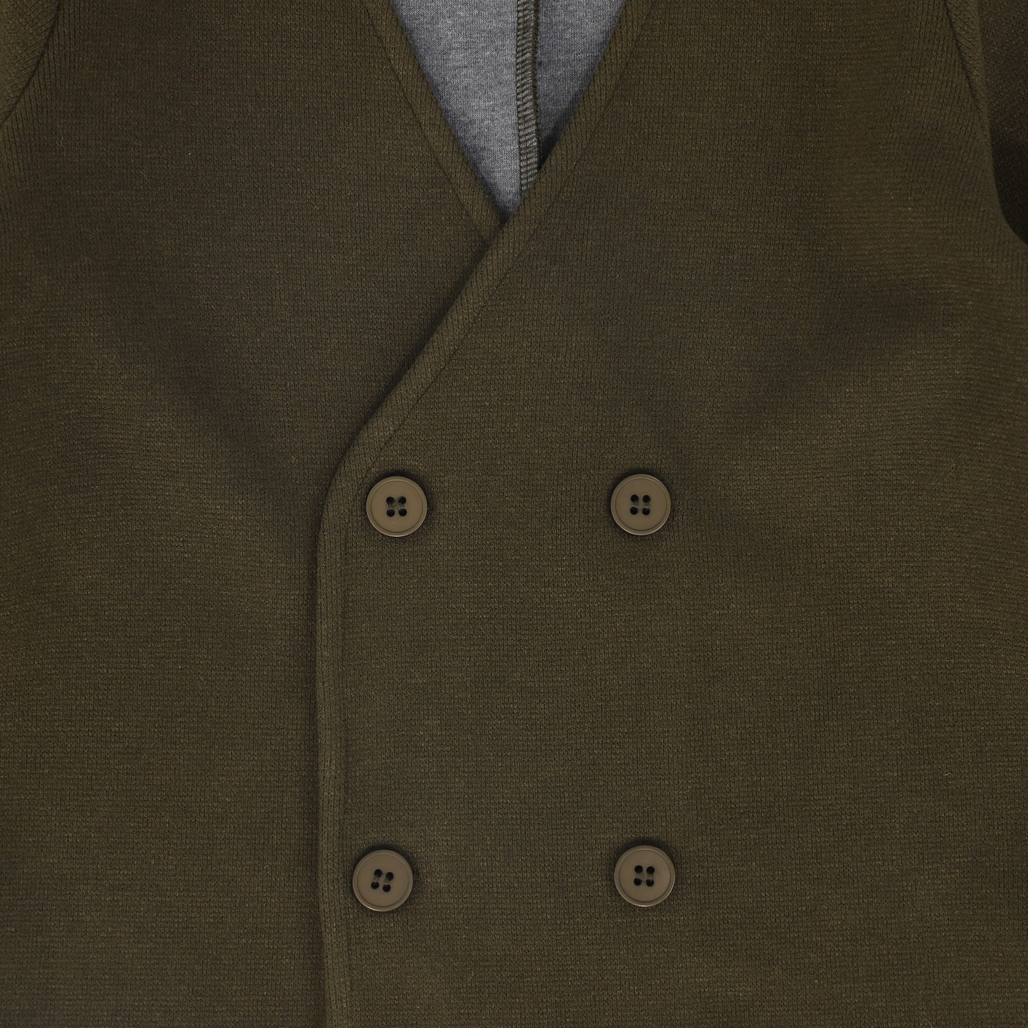 LE BOURDON OLIVE STRETCH DOUBLE BREASTED BLAZER