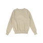 VALENTINA BEIGE FRINGE HORSE EMBROIDERED SWEATER